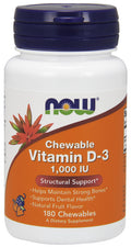 Vitamin D-3, 1000 IU (Chewable) - 180 chewables