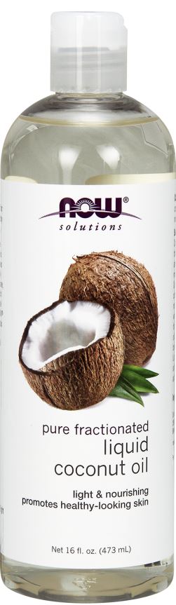 Coconut Oil, Liquid Pure Fractionated - 473 ml.