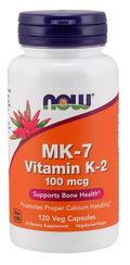 MK-7 Vitamin K-2, 100mcg - 120 vcaps