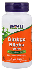 Ginkgo Biloba, 60mg - 120 vcaps