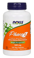 Phase 2 - White Kidney Bean Extract, 500mg - 120 vcaps