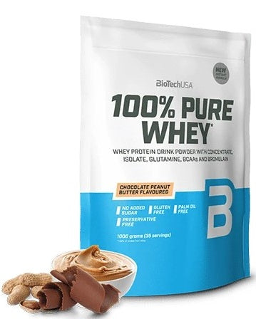 100% Pure Whey, Chocolate Peanut Butter - 1000g