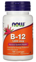 Vitamin B-12, 1000mcg - 100 lozenges