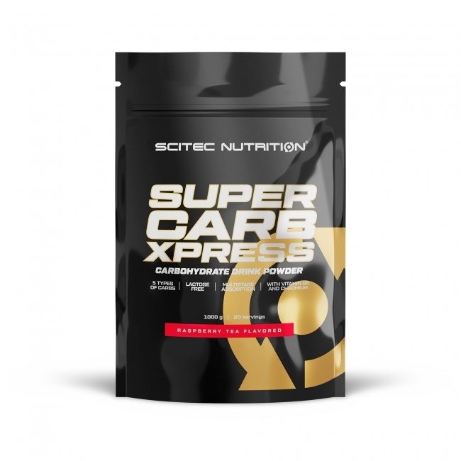 Super Carb Xpress, Raspberry Tea - 1000g