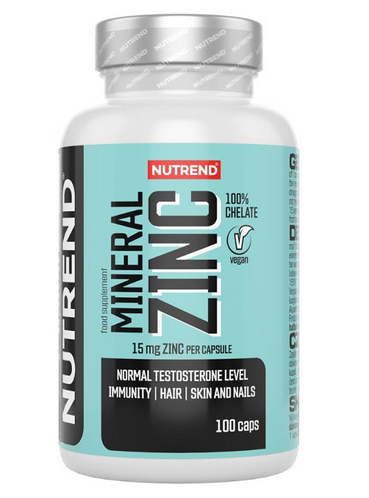 Mineral Zinc 100% Chelate, 15mg - 100 vcaps