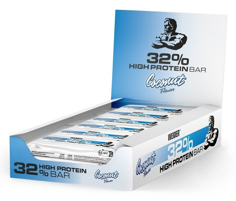 32% High Protein Bar, Coconut - 12 x 60g