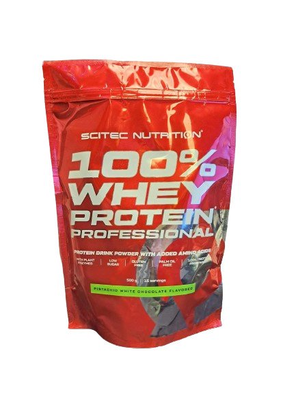 100% Whey Protein Professional, Pistachio White Chocolate - 500g