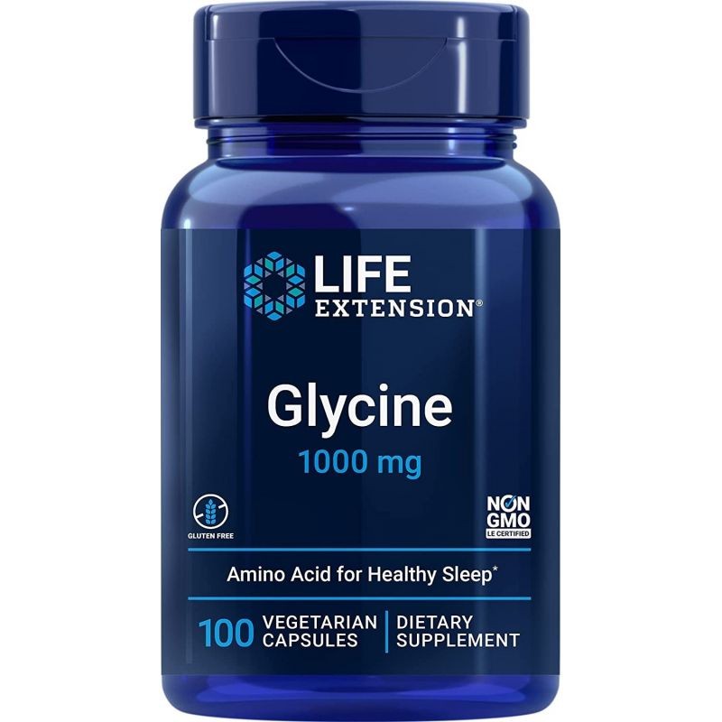 Glycine, 1000mg - 100 vcaps