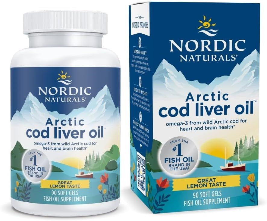 Arctic Cod Liver Oil, 750mg Lemon - 90 softgels