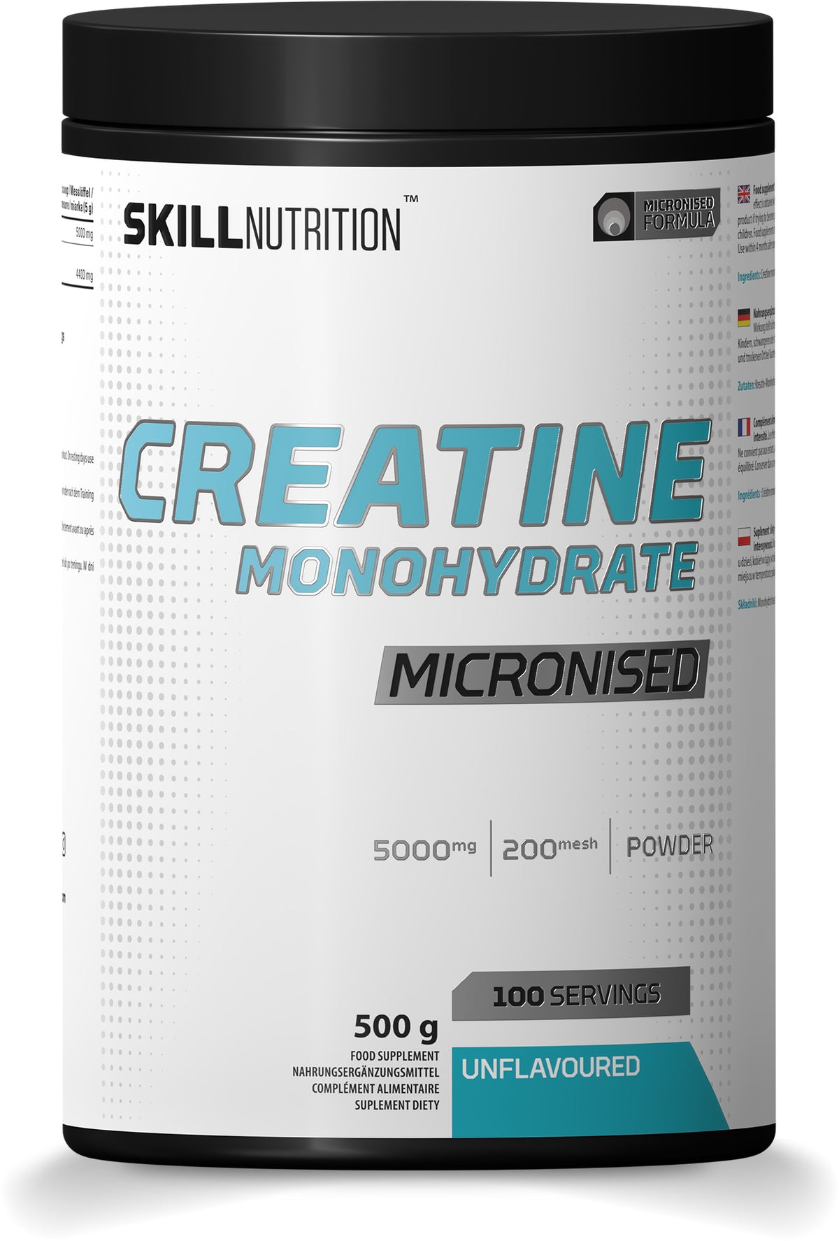 Micronised Creatine Monohydrate Unflavoured - 500g