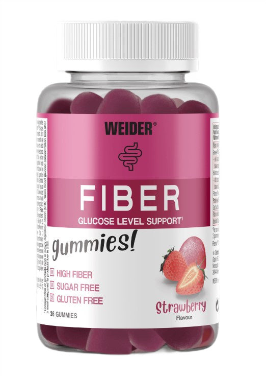 Fiber, Strawberry - 36 gummies