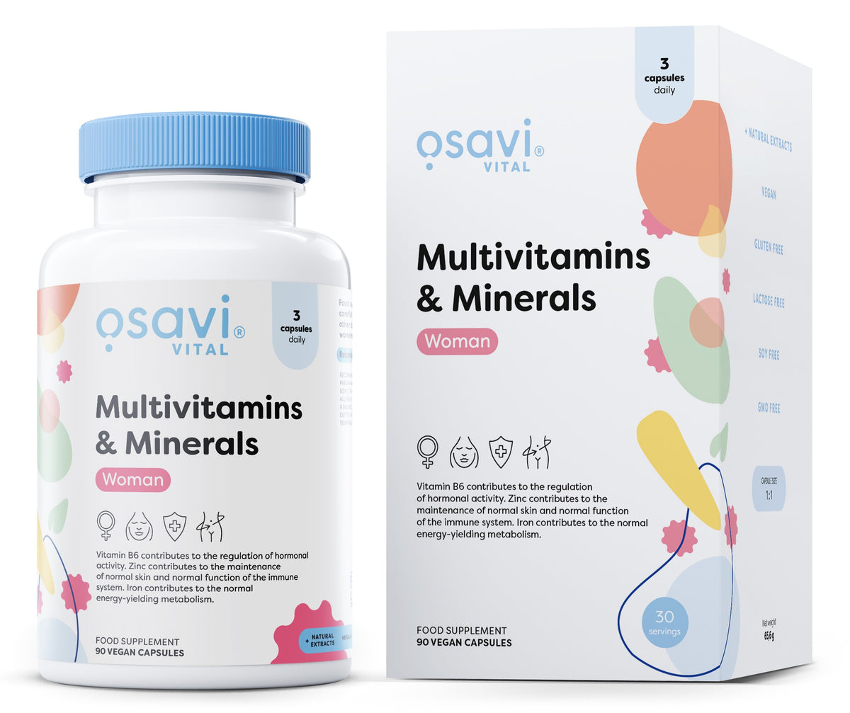 Multivitamins & Minerals Woman - 90 vegan caps