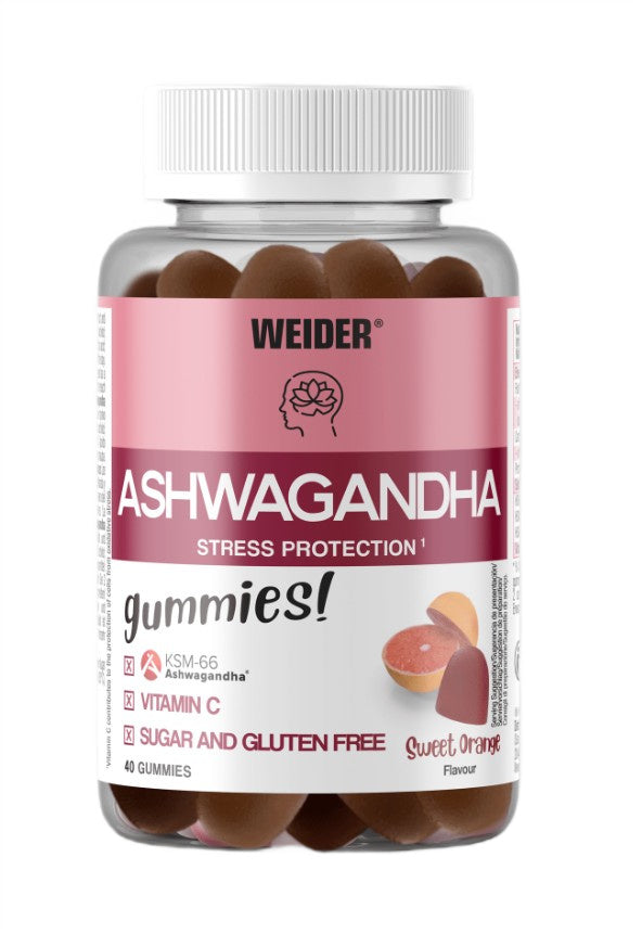 Ashwagandha Gummies, Sweet Orange - 40 gummies