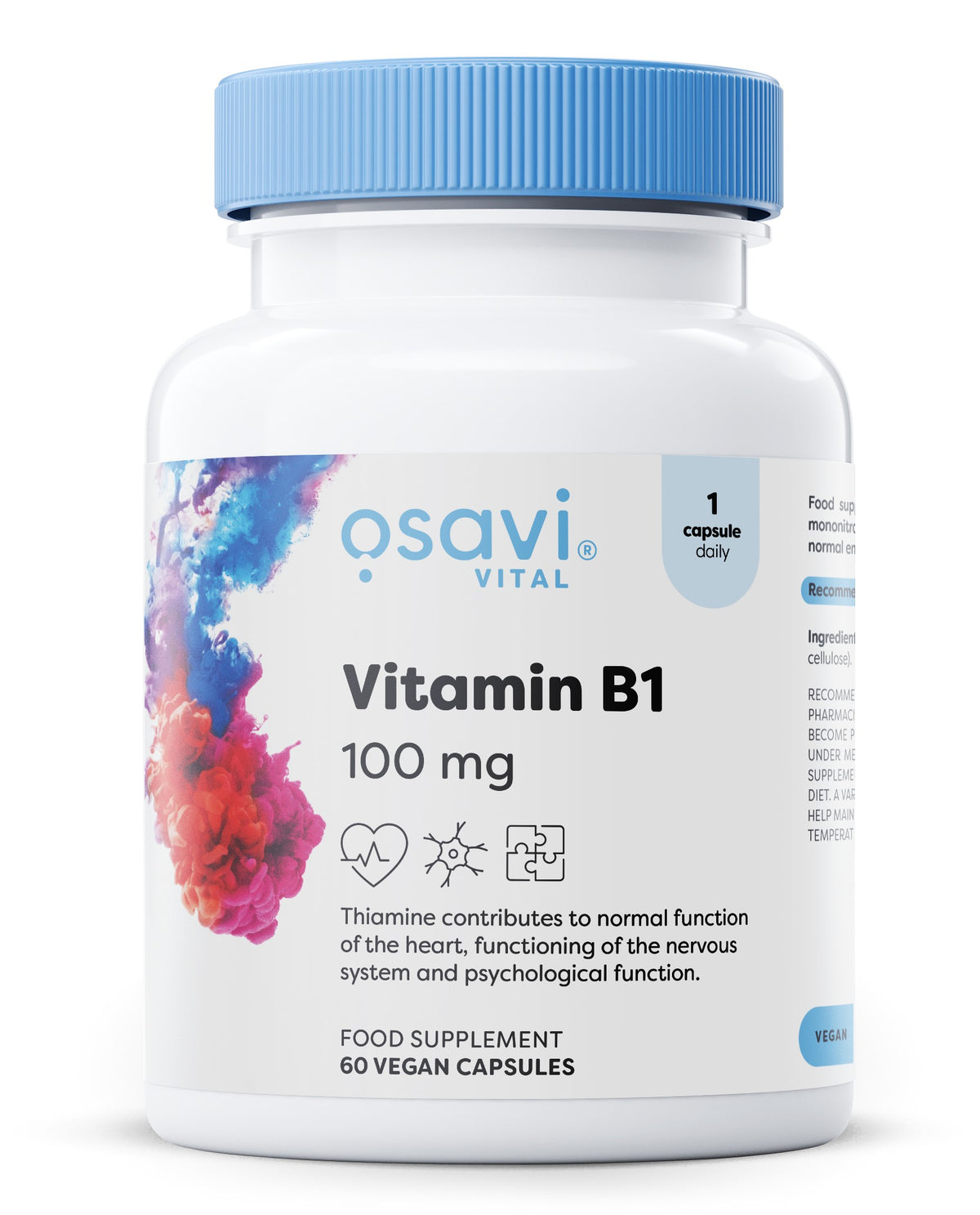 Vitamin B1, 100mg - 60 vegan caps