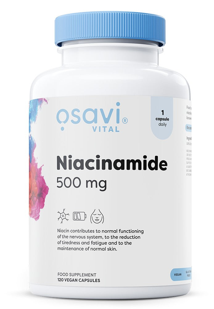 Niacinamide, 500mg - 120 vegan caps