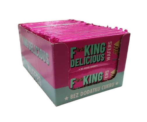 Fitking Delicious Wafers, Cocoa - 32 x 80g