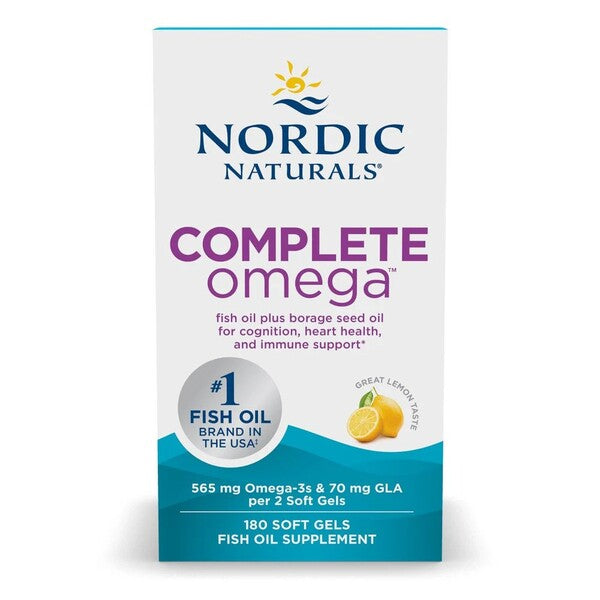 Complete Omega, 565mg Lemon - 180 softgels