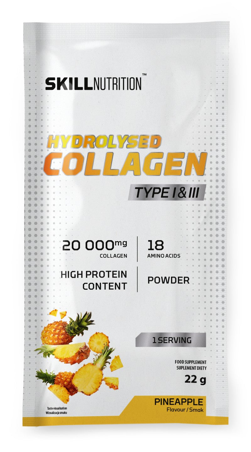 Hydrolysed Collagen Type I & III, Pineapple - 22g (1 serving)