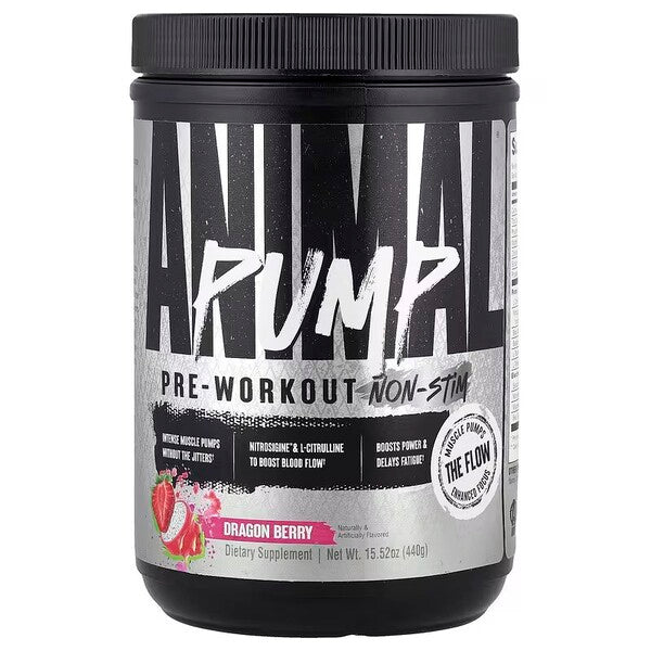 Pump Pre-Workout Non-Stim, Dragon Berry - 440g