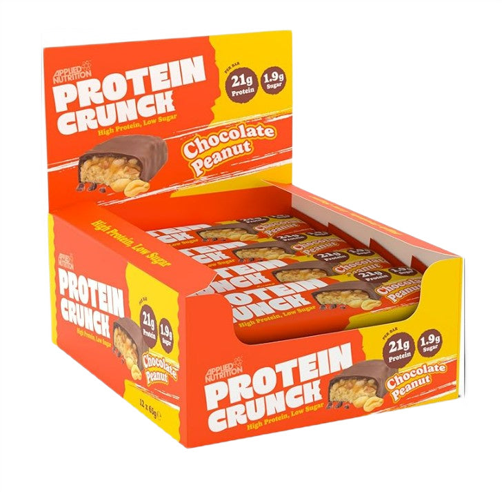 Applied Protein Crunch Bar, Milk Chocolate Peanut - 12 x 65g