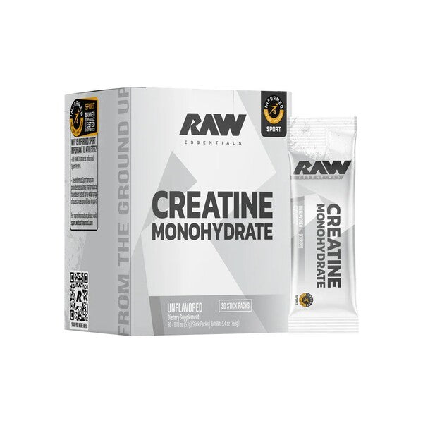 Creatine Monohydrate Stick Packs, Unflavoured - 30 x 5g