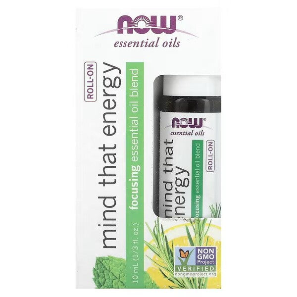 Essential Oil Roll-On, Mind That Energy - 10 ml.
