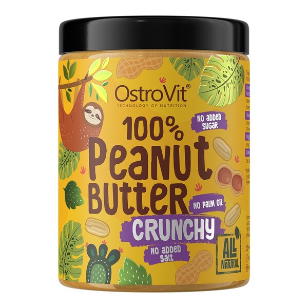 100% Peanut Butter, Crunchy - 1000g