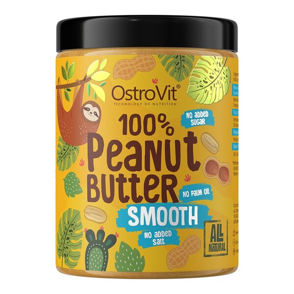 100% Peanut Butter, Smooth - 1000g