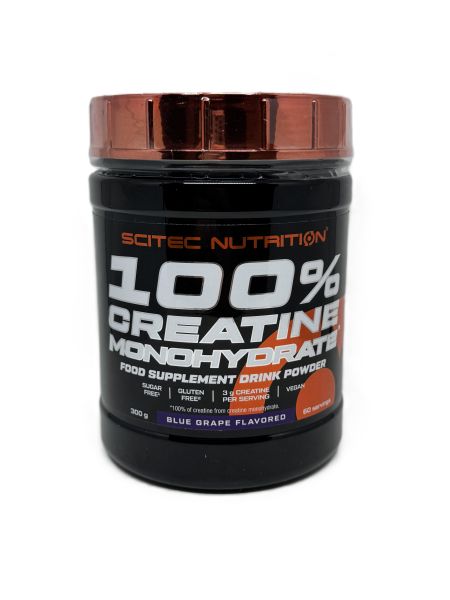 100% Creatine Monohydrate, Blue Grape - 300g