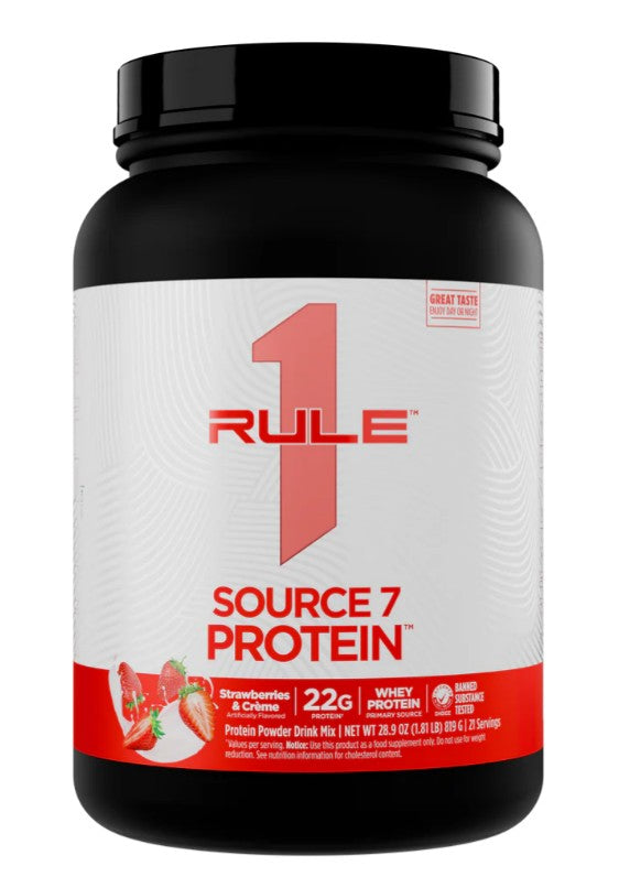 Source7 Protein, Strawberries & Creme - 819g