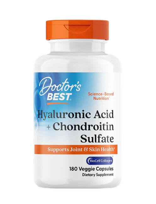 Hyaluronic Acid + Chondroitin Sulfate with BioCell Collagen - 180 caps
